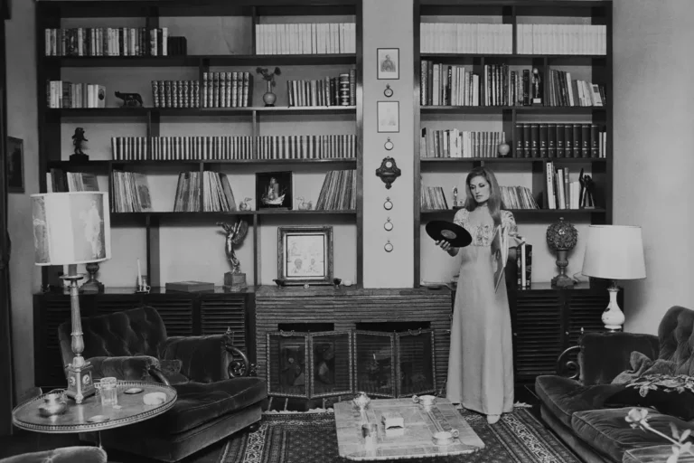 Dalida a casa nel 1971