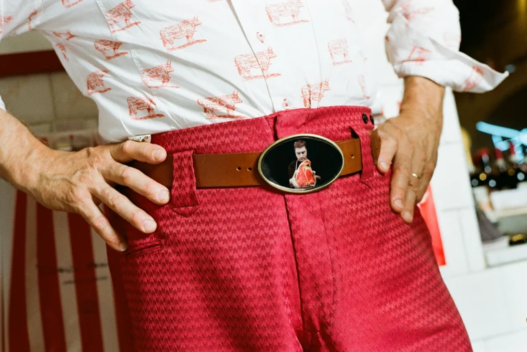 Dario Cecchini outfit details by Alessandro Timpanaro