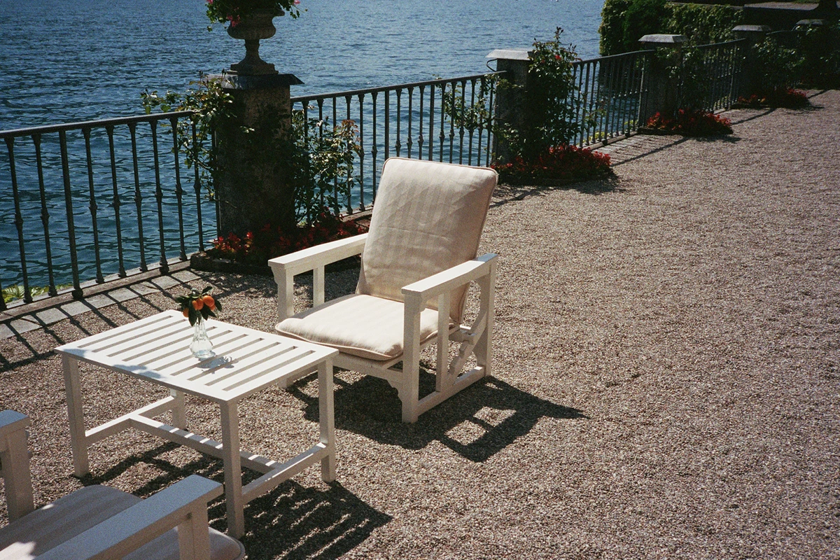 Details from the Chanel Cruise show at Lake Como