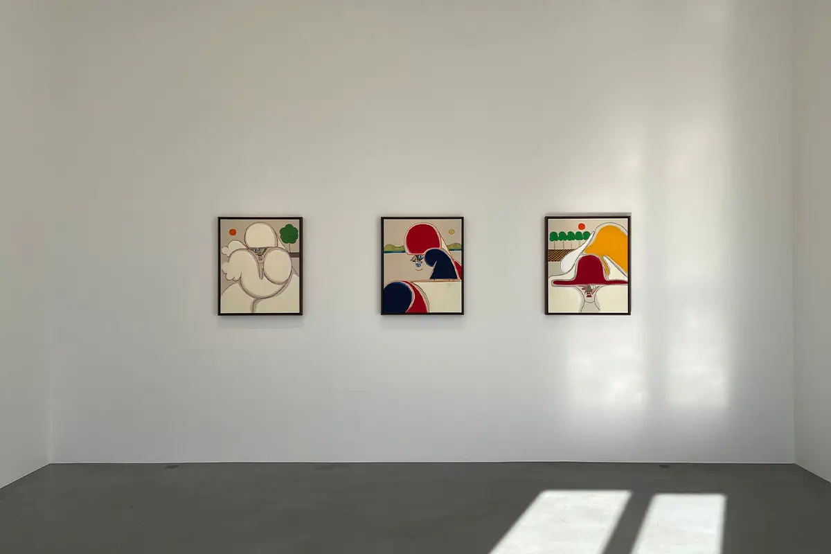Details of the Perrotin exhibition