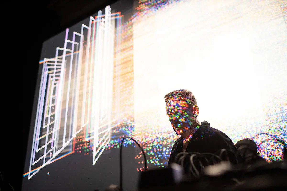 Lampoon, Dj and producer Alva Noto at Villa Massimo, Photography Alberto Novelli