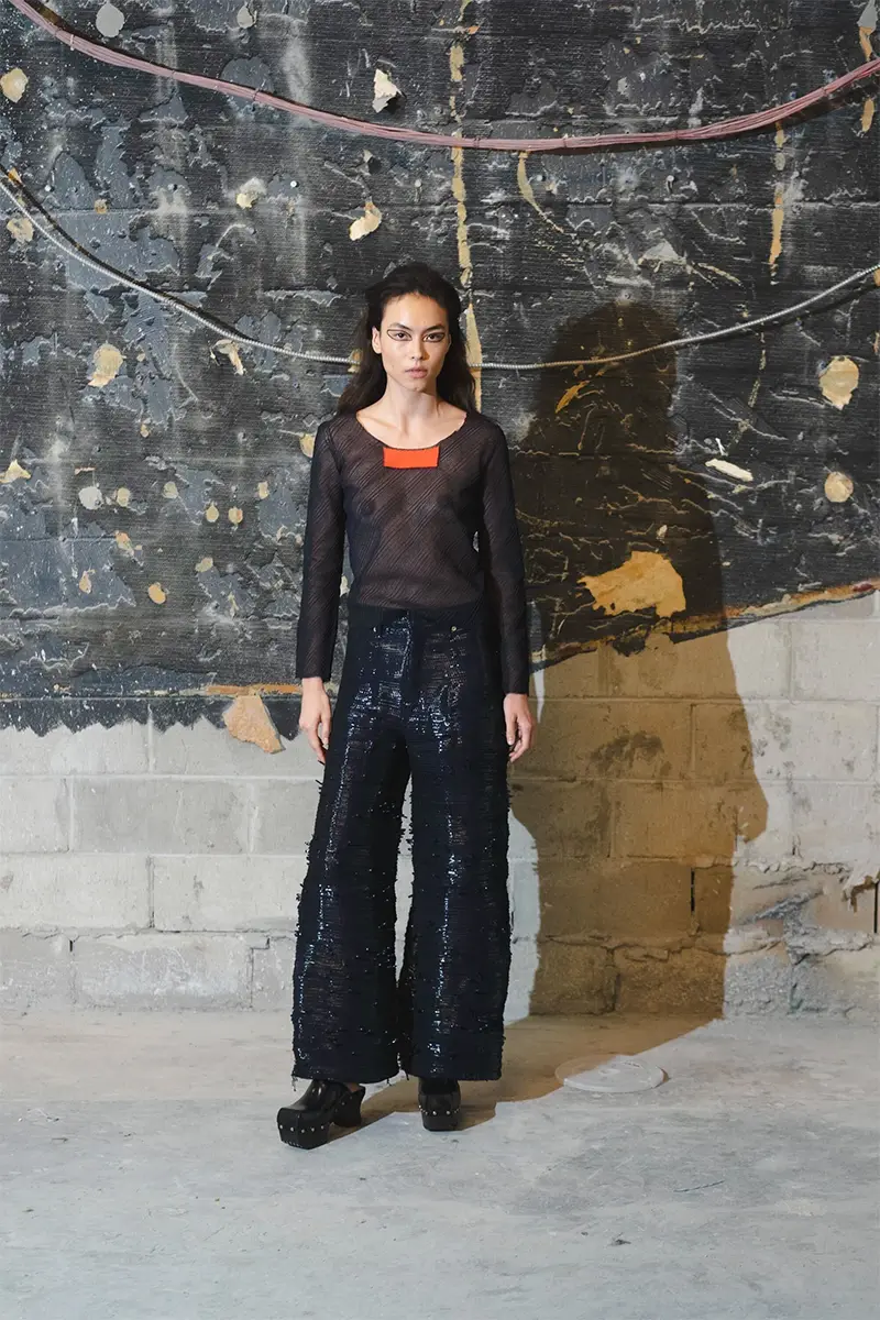 Lampoon, Eckhaus Latta and Unspun Collaborate on 3D Woven Pants
