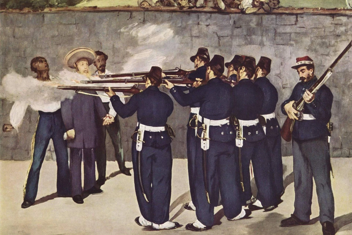Edouard Manet, L'esecuzione dell'imperatore Massimiliano, 1920