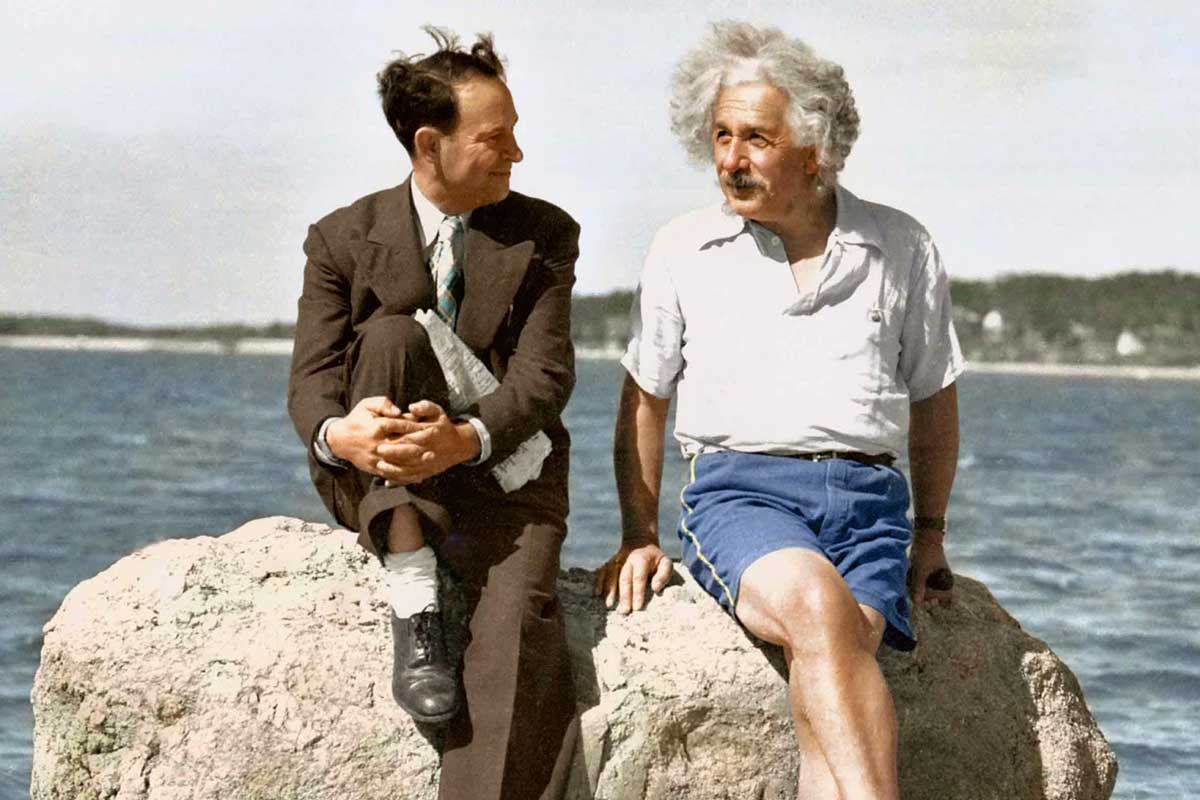 Lampoon, Einstein at the beach, 1939