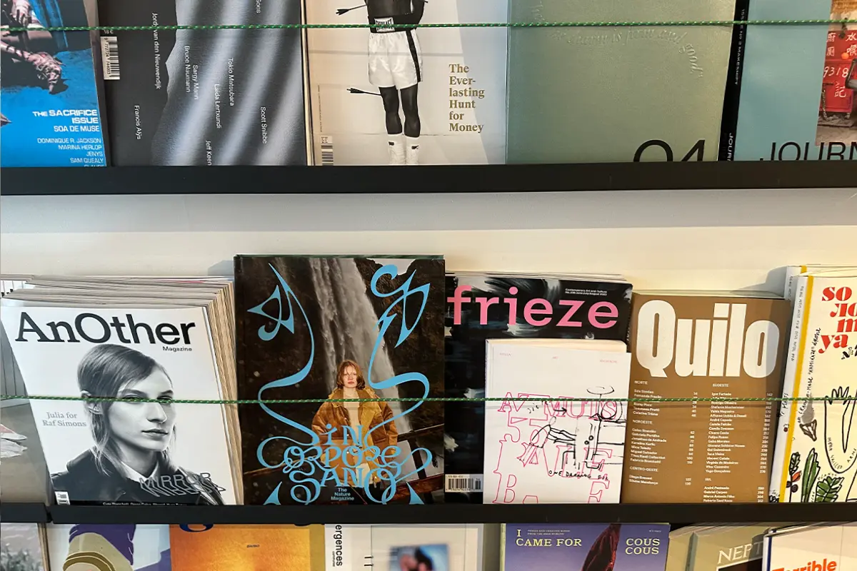 Fashion and art publications at Cahier Central