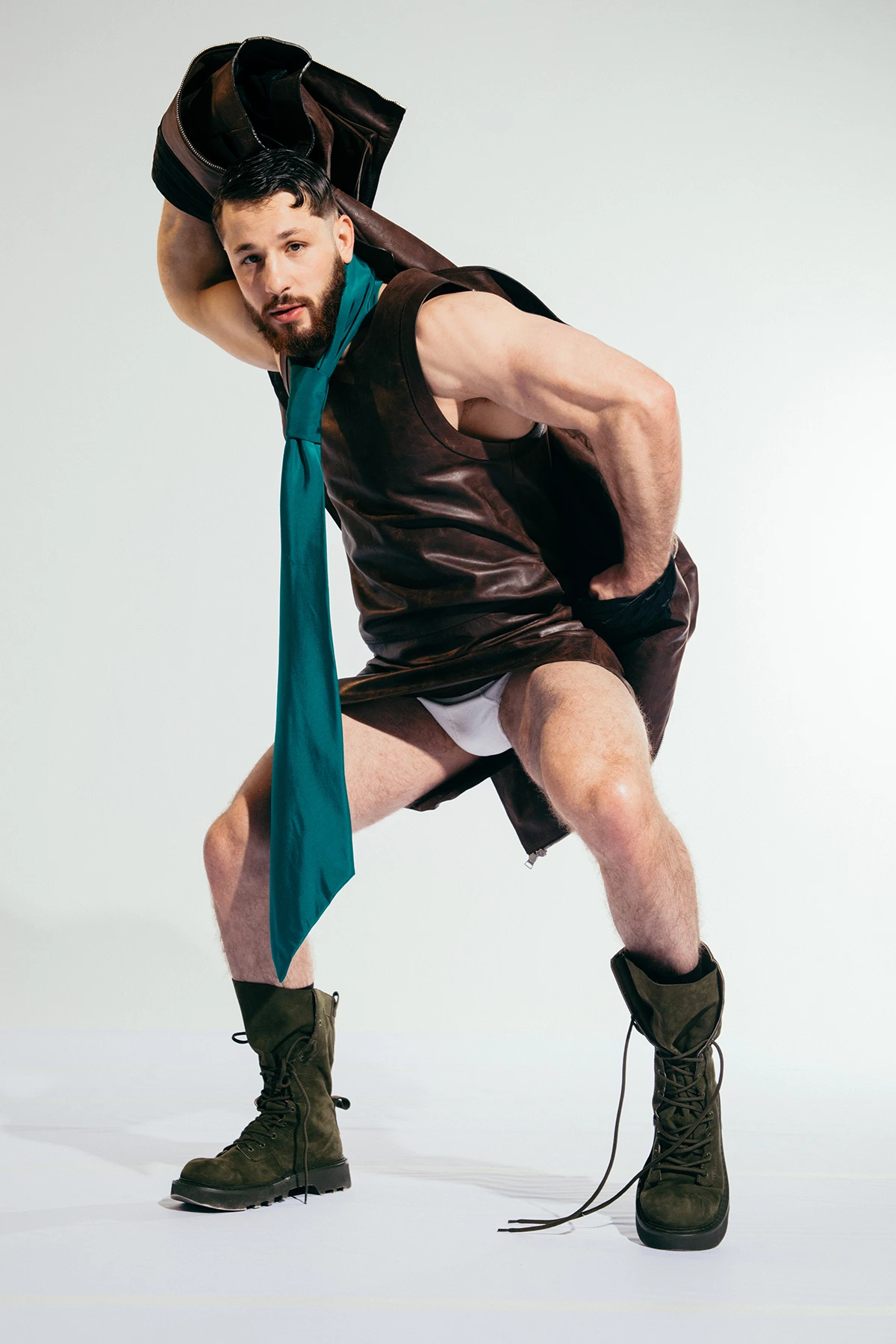 Full look JW Anderson. Photography Byron Spencer, styling Andrea Colace