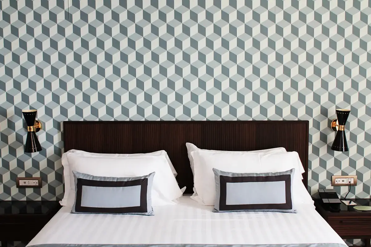 Grand Hotel Miramare, Suite Miramare, 2022 renovation process, bedroom