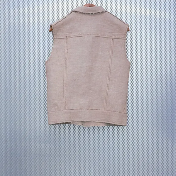 Hemp denim vest