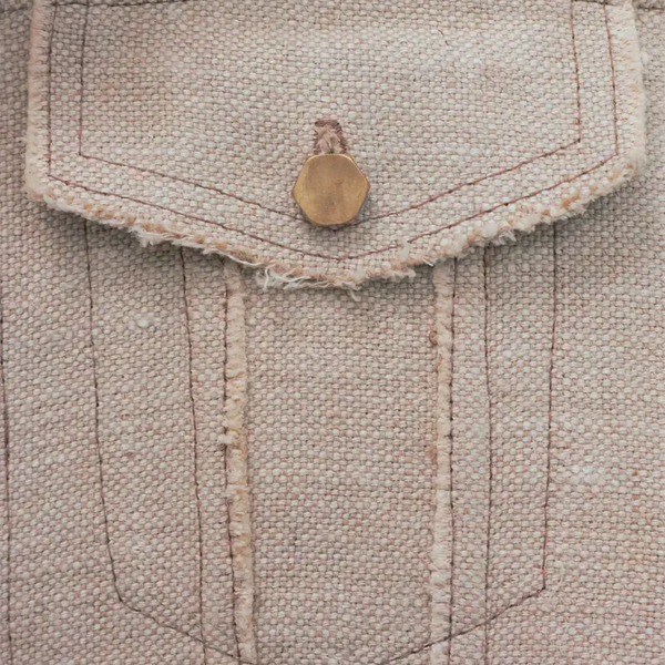 Hemp denim vest