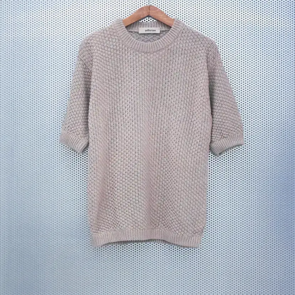 Hemp Knitwear T-Shirt<br>link stitch