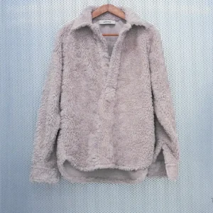 Polo hemp shirt <br>fur fabric