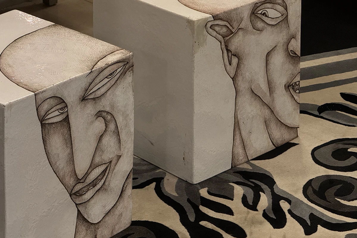 Iberius Cube. Created by the Italian artist Fausto Salvi