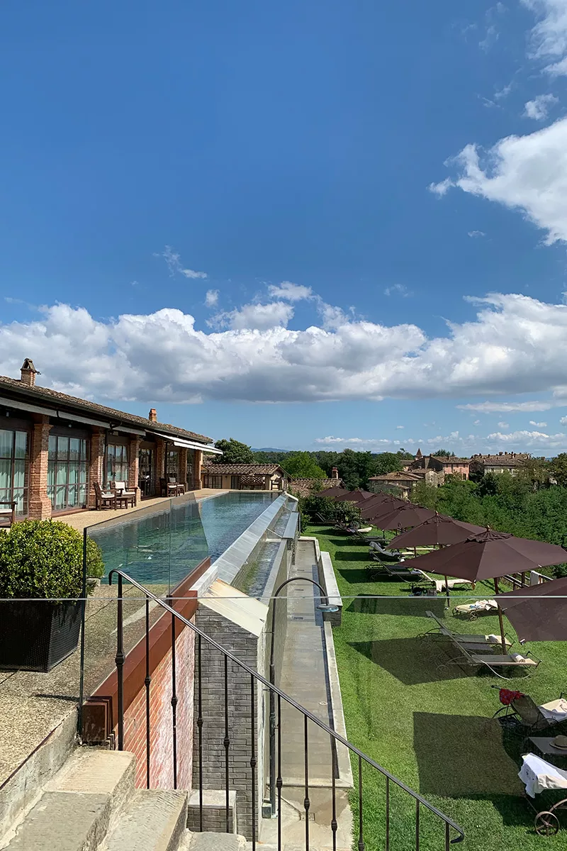 Il Borro, pool area