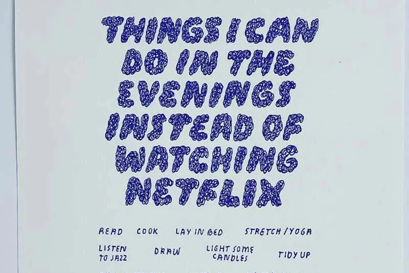 Instead of Netflix Print
