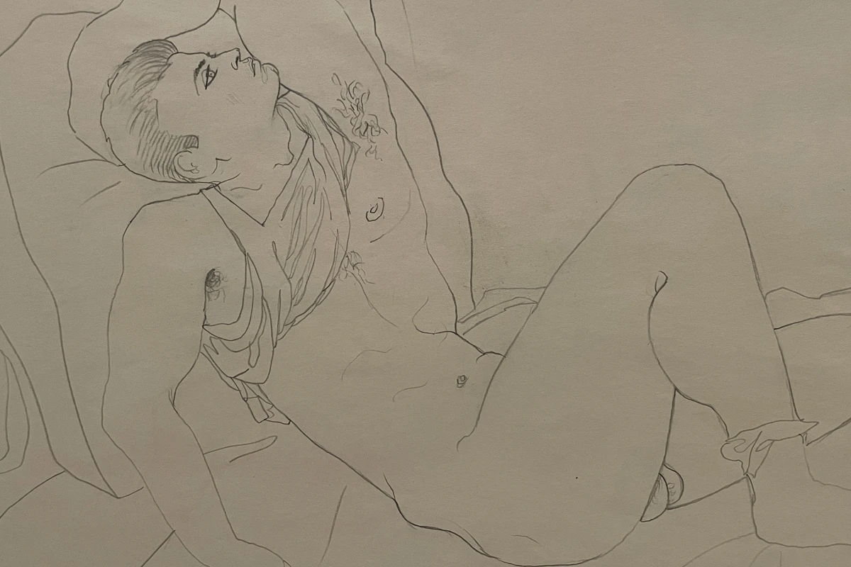 Jean Cocteau, Eduard Dermit naked (1948)