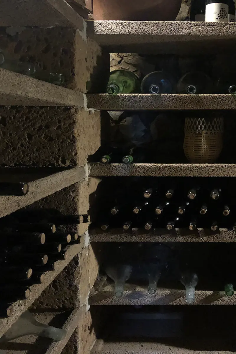 La Portofinese wine cellar