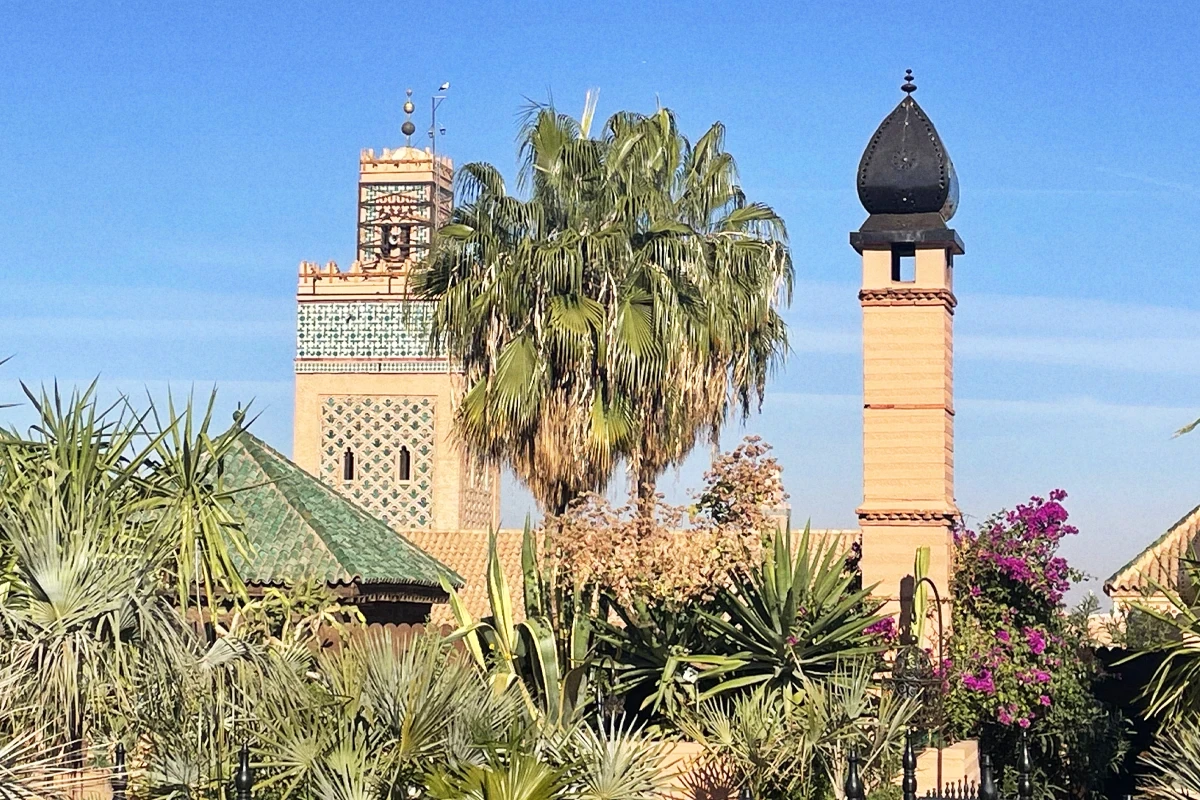 La Sultana, Marrakech - the Mosque from the terrace