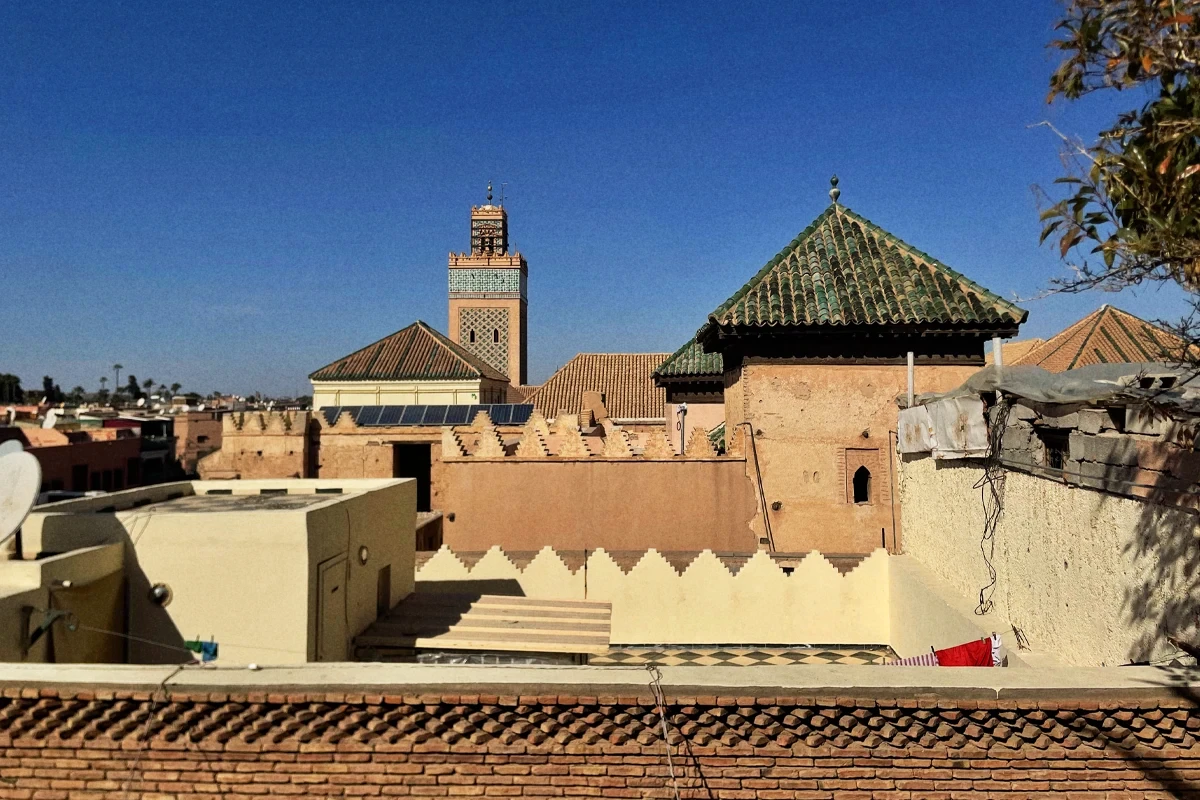 La Sultana, Marrakech - the view on the city