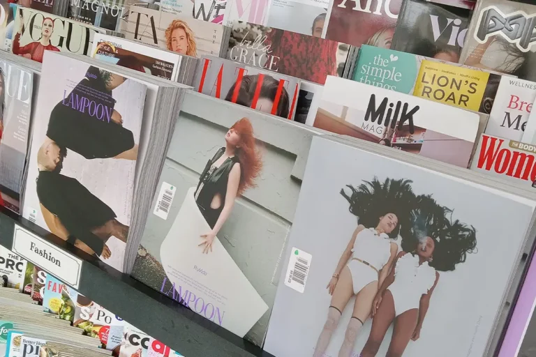 Lampoon Magazine 27 displayed at Vroman's newsstand