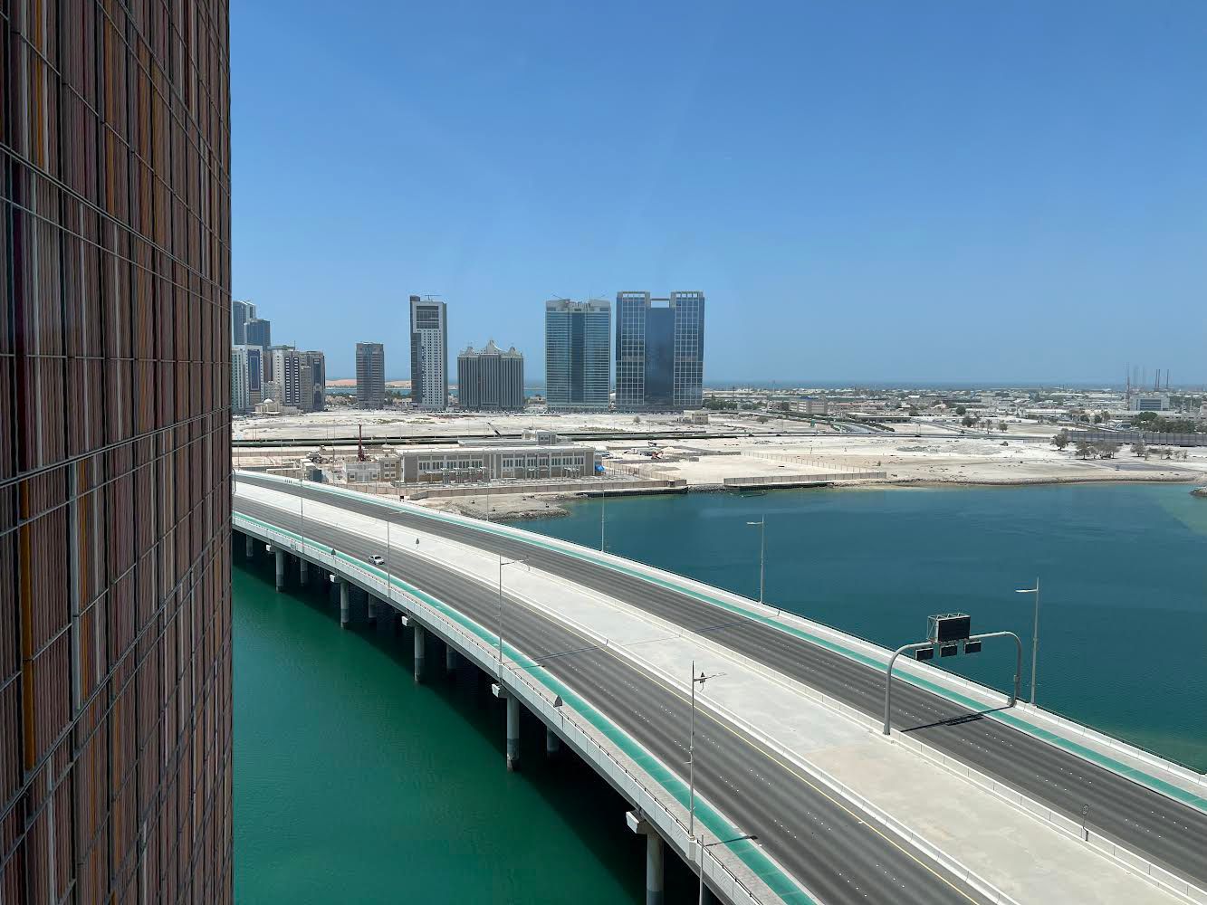 Large bridges and roads connect the islands Abu Dhabi was built on, Four Seasons Abu Dhabi