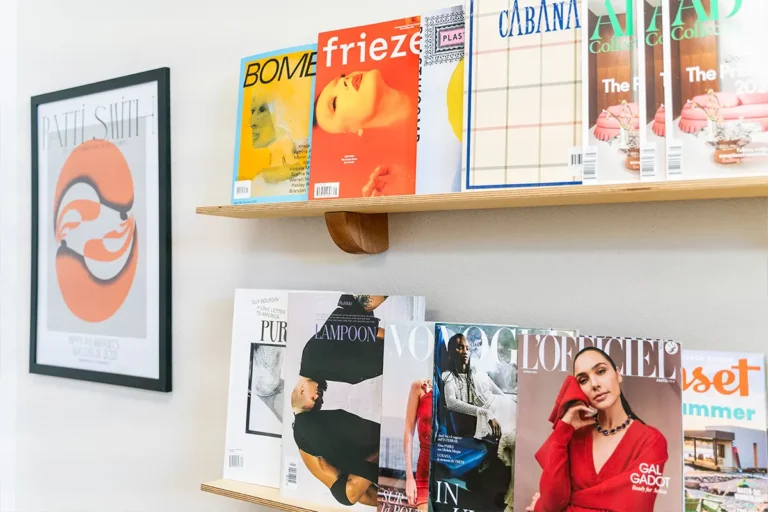 Magazine selection at Hi Desert Times