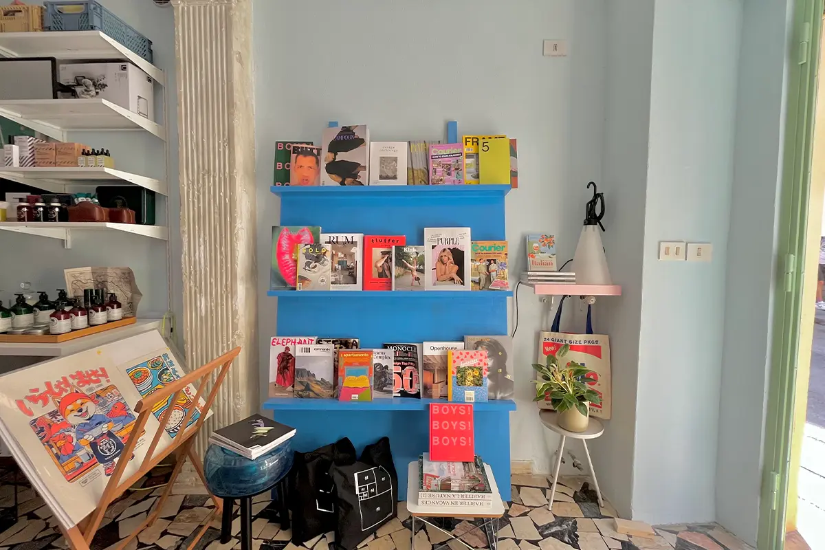 Magazines selection at Periptero