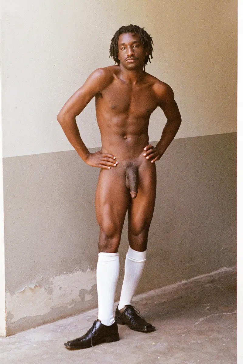 Marbs wears shoes Balenciaga, socks Falke.Photography Gianmarco Onofri, styling Christian Stemmler