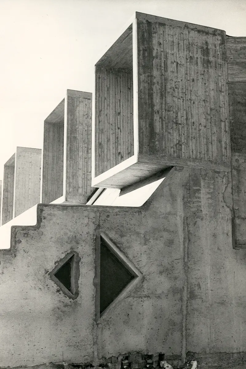 Lampoon, Massimiliano Fuksas in Sassocorvaro, Italy. Fuksas archive