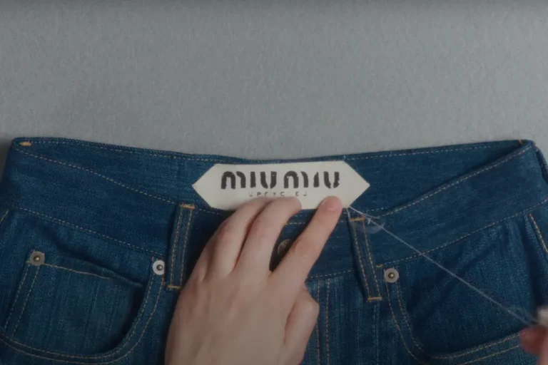 Miu Miu Upcycling denim collection