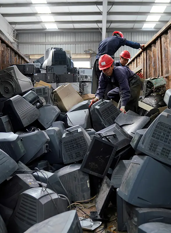 Monitors for recycling at a government