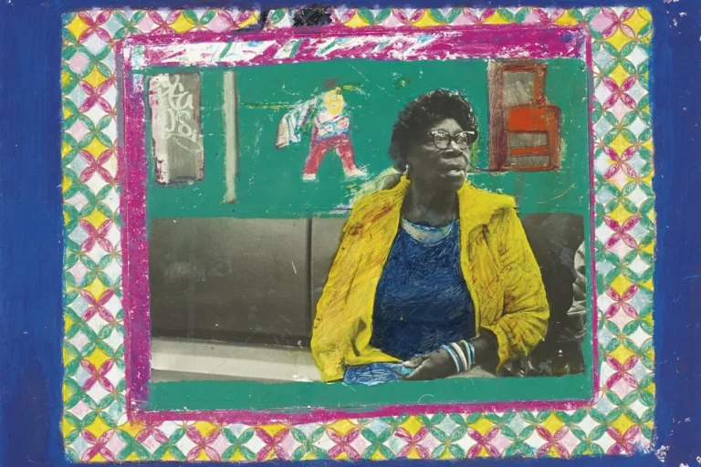 Lampoon Nellie Mae Seated on Bench