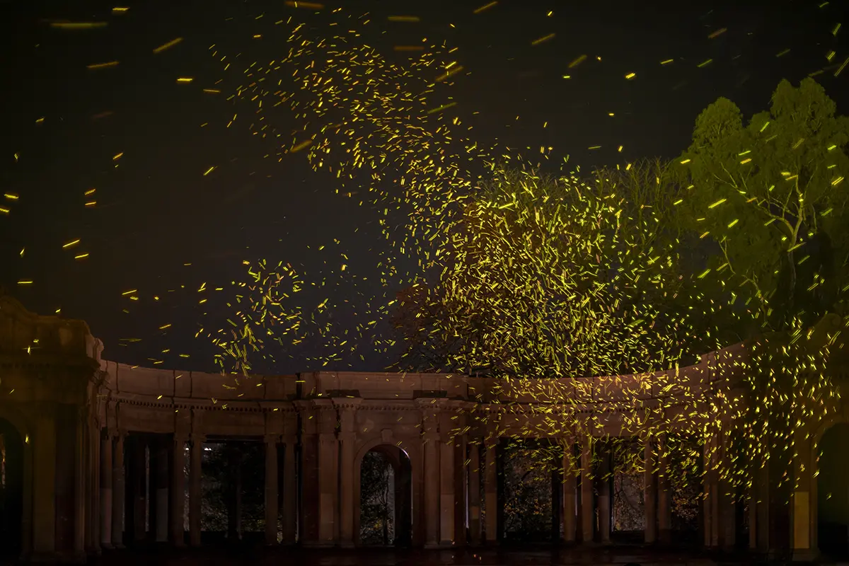 Lampoon, Organic fireworks SPARK illuminates the city of Bilbao as a new sustainable celebration