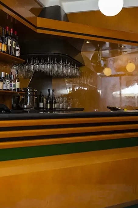 Palinurobar, Milan. Interior details