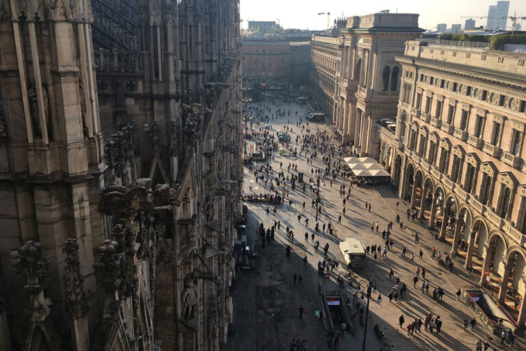 Panoramica Galleria Vittorio Emanuele Milano