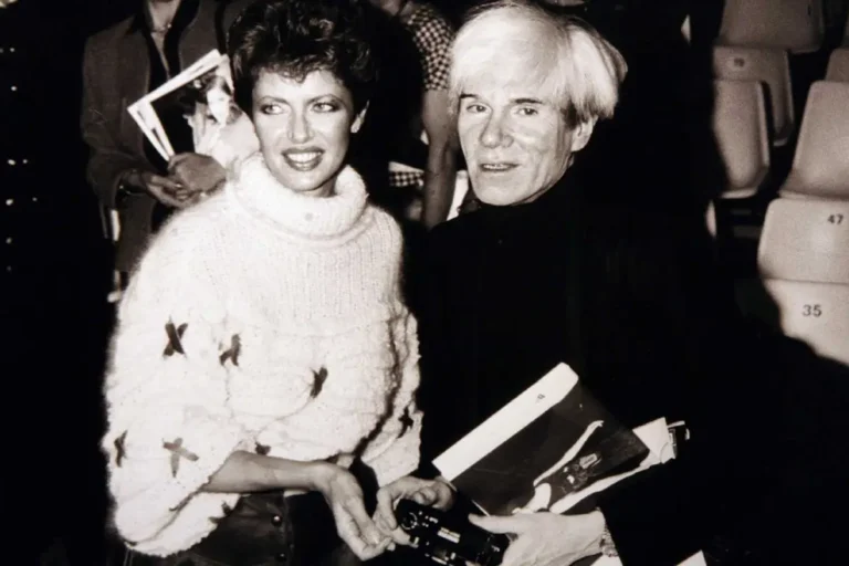 Regina Schrecker con Andy Warhol
