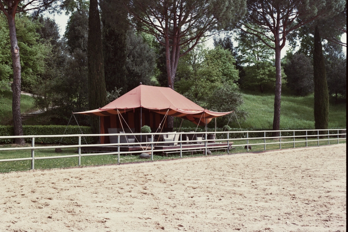 Reschio, riding lesson