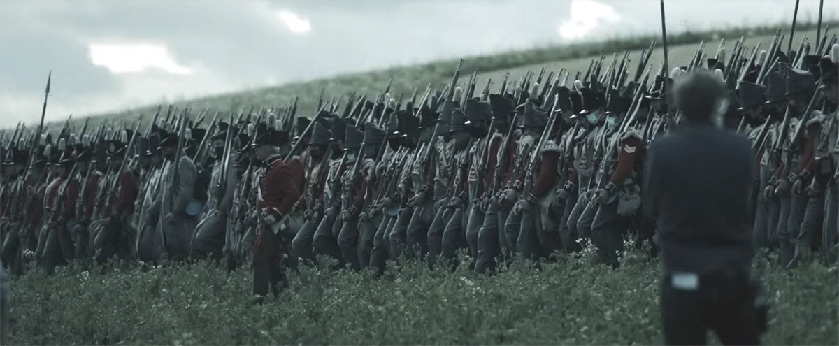 Ridley Scott during the filming of Napoleon, 2023