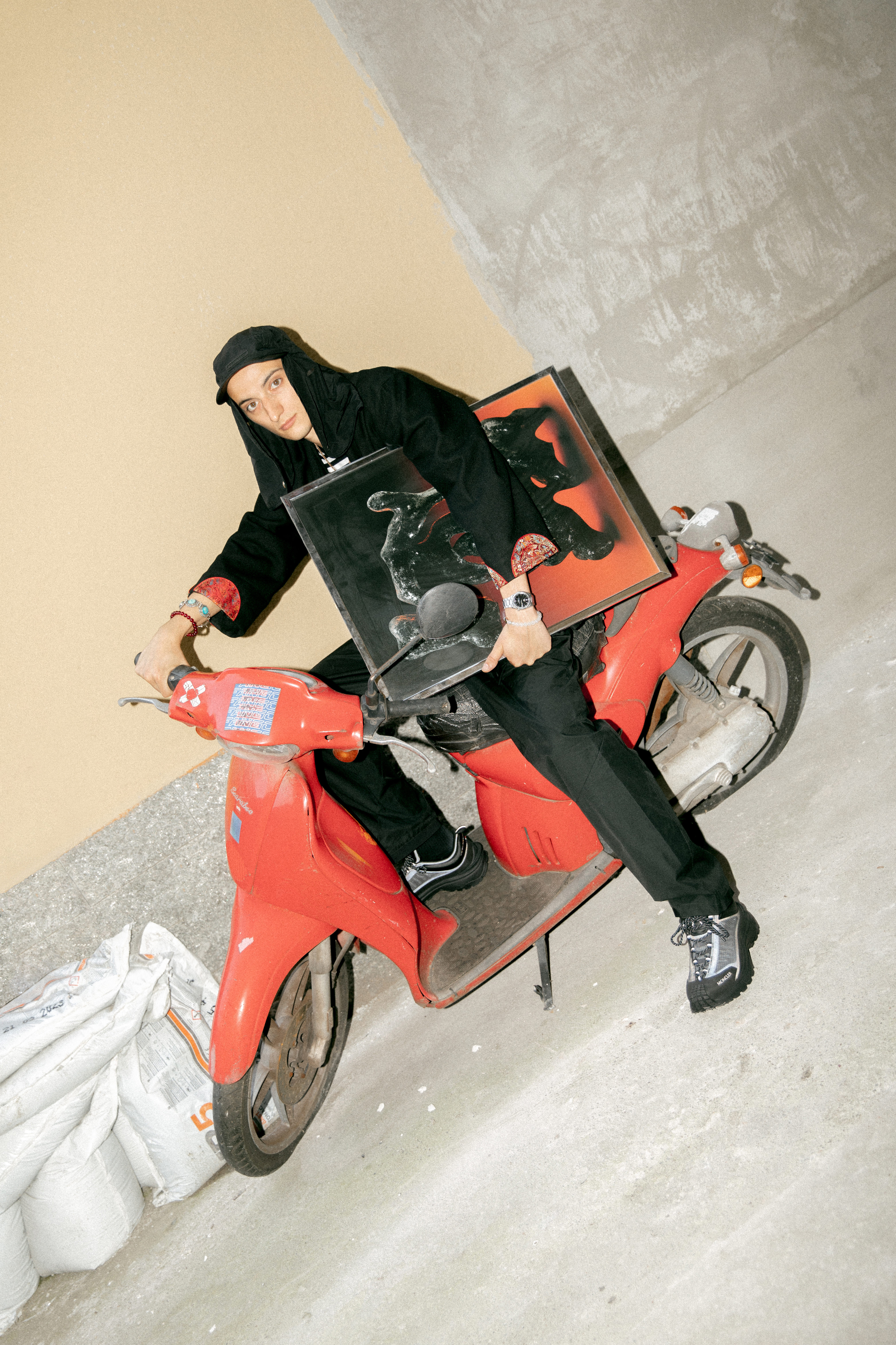 Lampoon, Roberto wears full Moncler. Photography Clara Borrelli