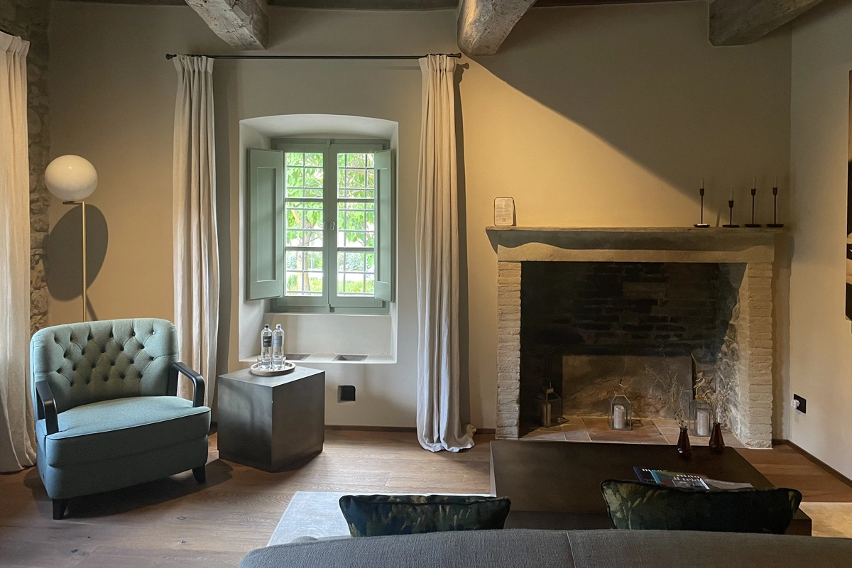 Room space at Vocabolo Moscatelli
