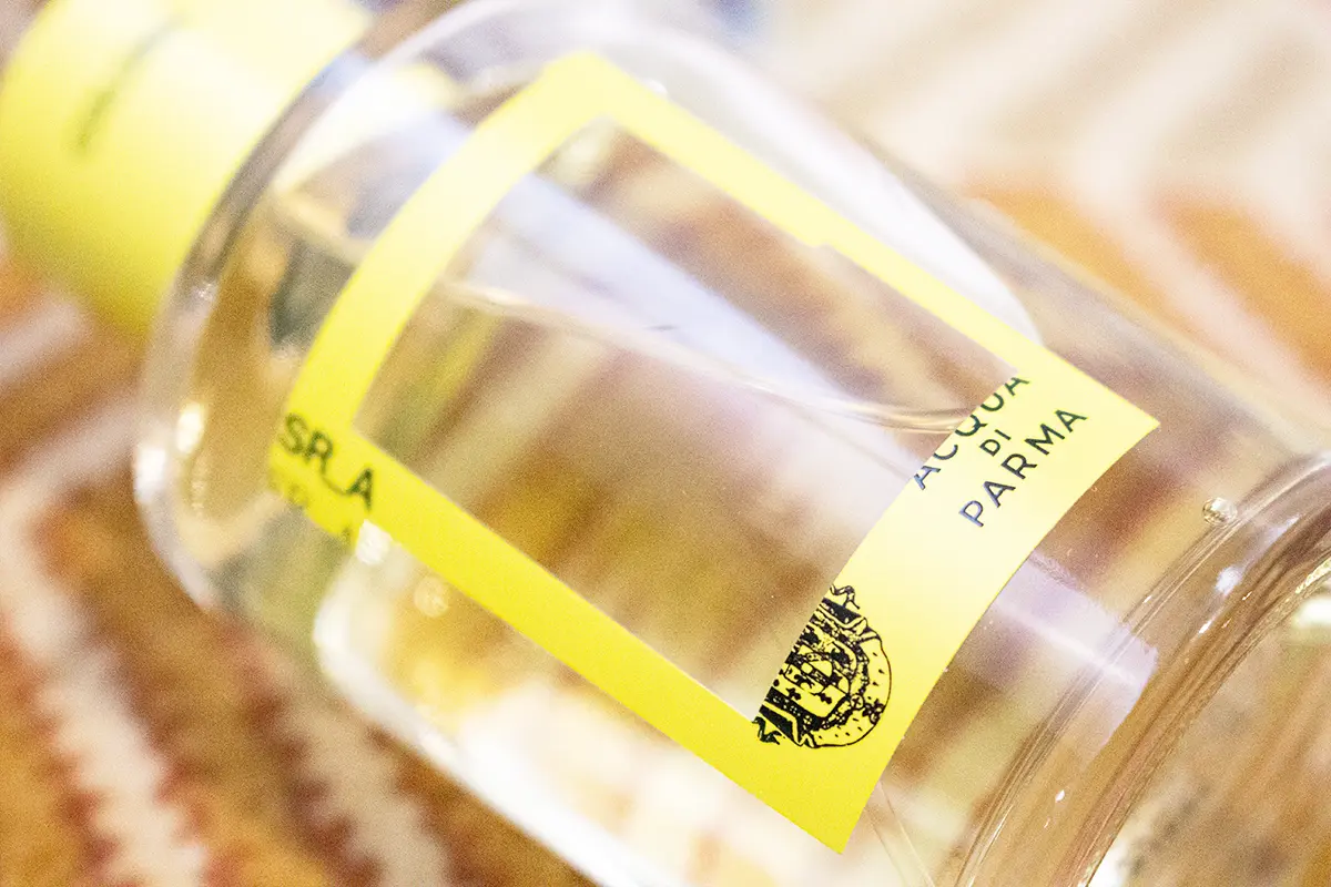 Samuel Ross for Acqua di Parma bottle details