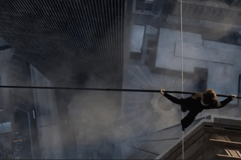 Scena del film The Walk di Robert Zemeckis