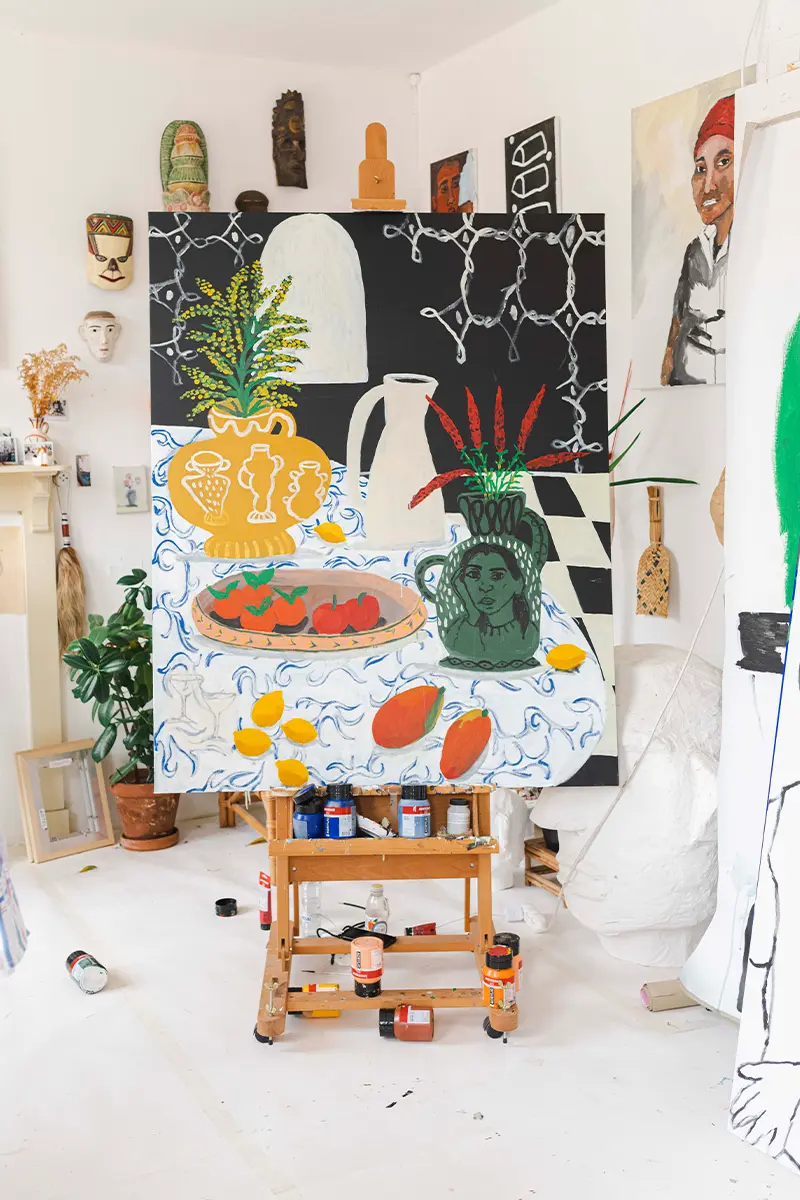 Lampoon, Shirley Villavicencio Pizango's studio. Photography Liza François