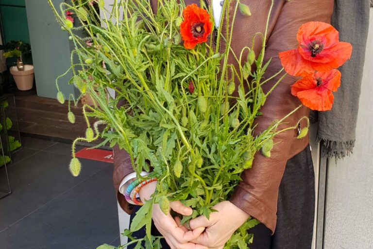 Claudia Tinor Centi is a flower designer and owner of Hanami Atelier