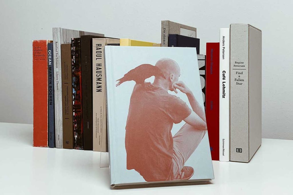Some books at Bistro’F, in the foreground ‘A sensitive education’ by Francesca Todde