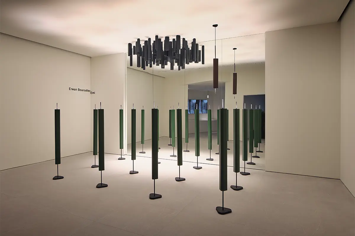 Lampoon, Stand Flos at Euroluce, Salone del Mobile, Milan