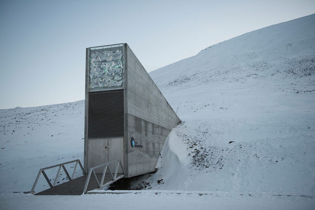 Svalbard Seed Vault. Images Crop Trust