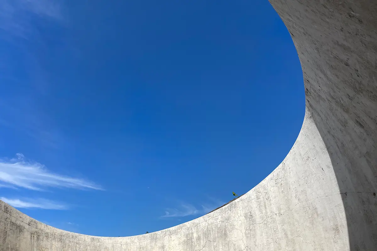 Tadao Ando's Observatory, directed by Patricia Martin, is near Puerto Escondido, Oaxaca, Mexico. Casa Wabi