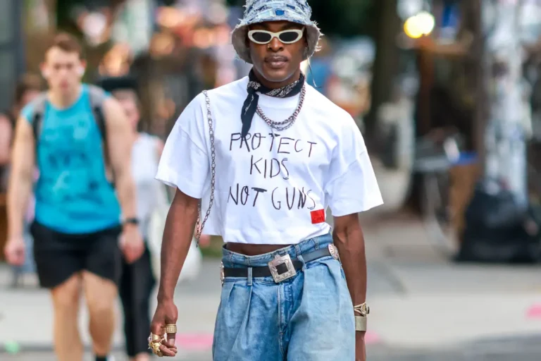 Politics and fashion have worked in tandem for centuries and used as a way to showcase personal beliefs.|Many of his subjects wear local designers in conjunction with thrifting|Gen Z wants to minimize their individual consumer impact by recycling clothes