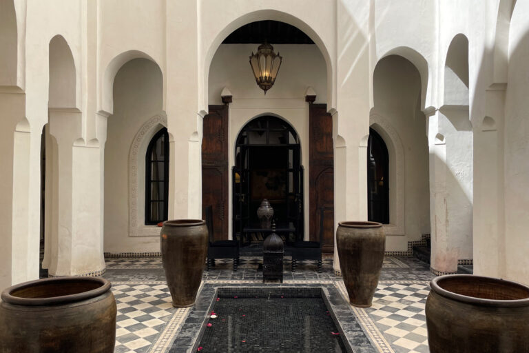 The hall at Dar Darma Riad