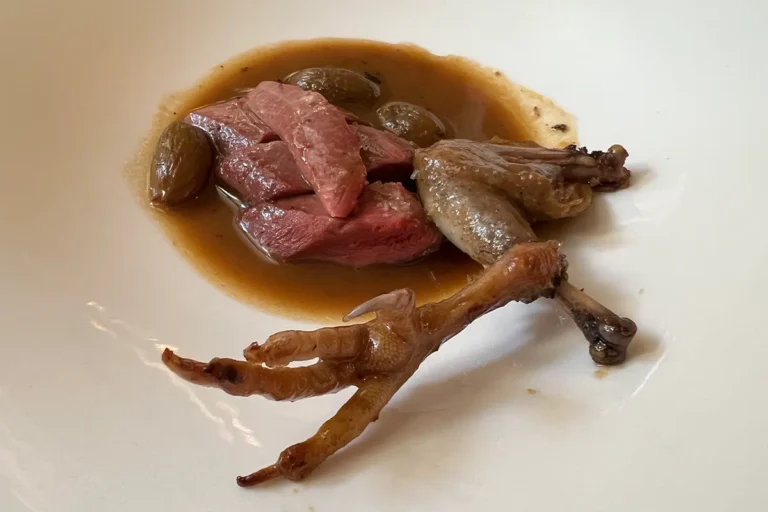 Il piccione proposto dal ristorante del Giglio